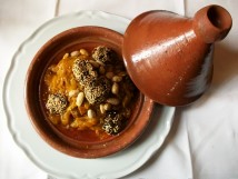 Tajine pruneaux et amandes