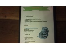 Menu a 15€