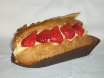 Eclair à la fraise