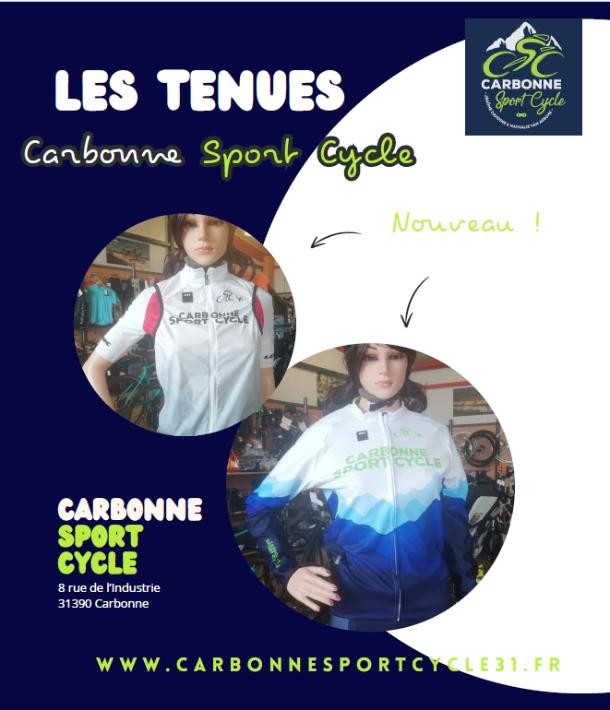 Découvrez les Nouvelles Tenues Gobik floquées Carbonne Sport Cycle !