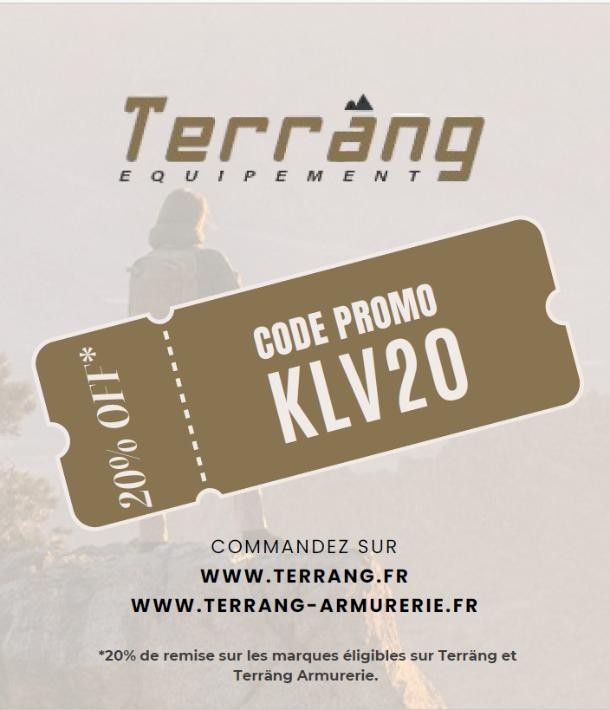 Code promo exceptionnel chez Terräng !