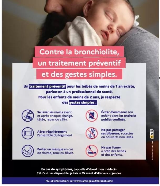 Prévention de la bronchiolite : protéger les plus jeunes