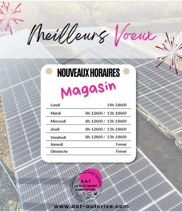 Nouvelle année, nouveaux horaires : plus de temps pour vos achats !