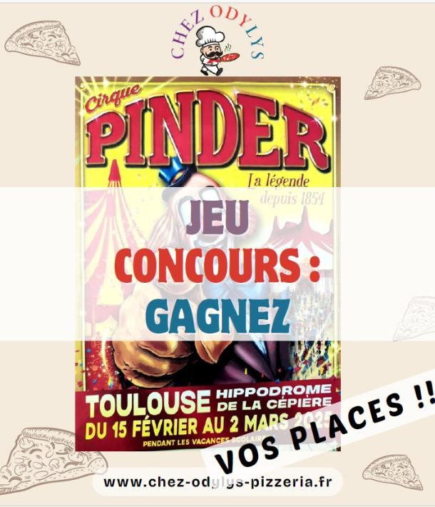 Gagnez vos places pour le cirque Pinder avec Chez Odylys !