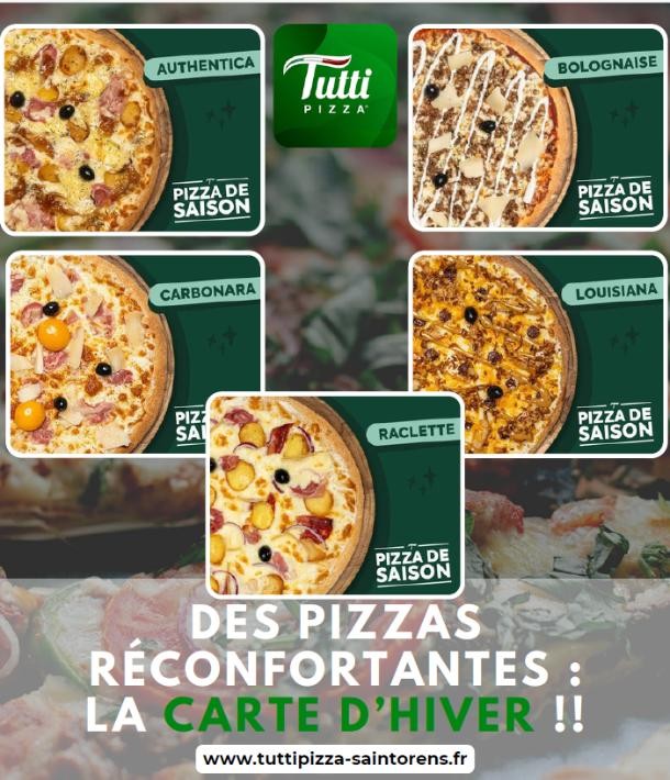 Découvrez la carte d’hiver chez Tutti Pizza !