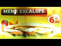 Menu Escalope