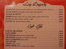 Les Desserts