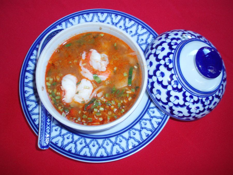 T2.Soupe de Crevettes à  la citronnelle