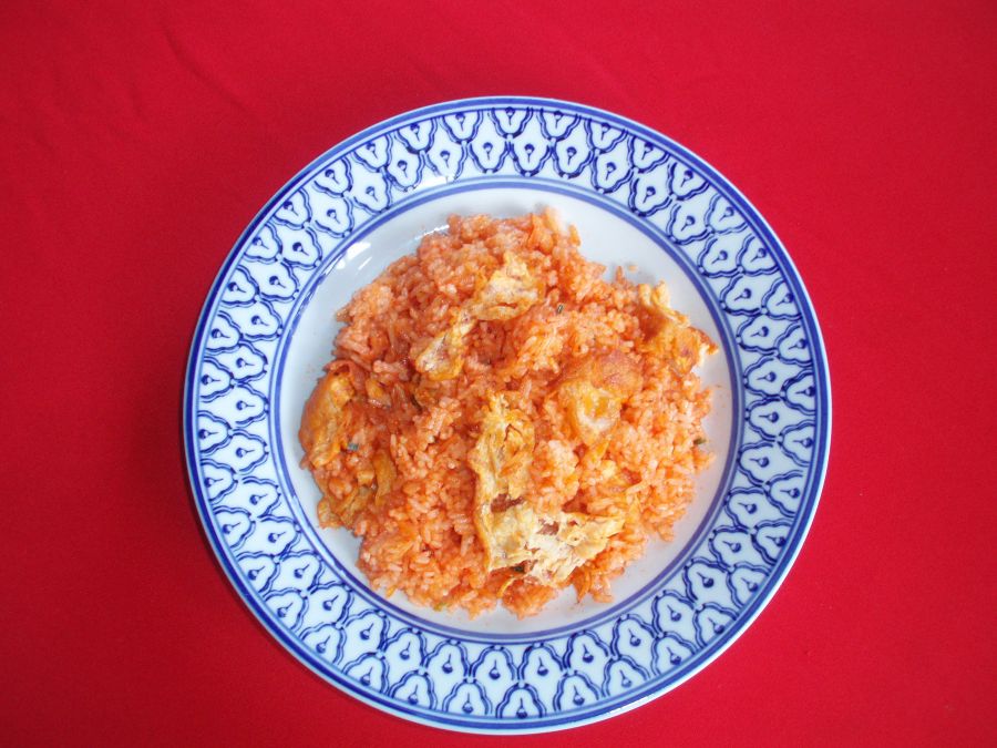 80a. riz rouge au poulet 