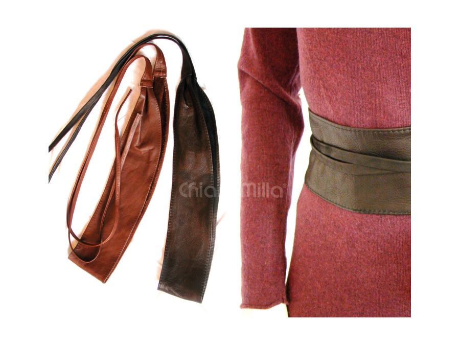 Ceinture cuir MARRON