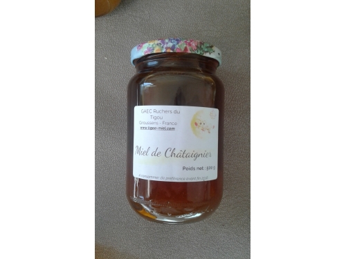 Miel de chataignier 500gr