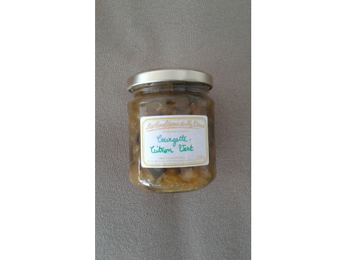 Confiture courgette et citron vert