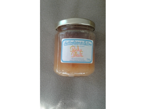 Confiture peche plate 210gr