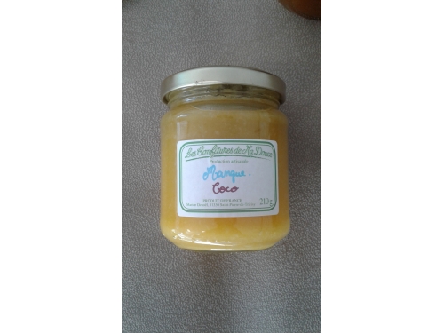 Confiture mangue coco 210gr