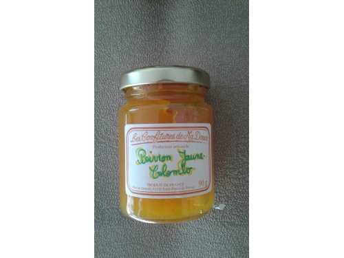 Confiture poivron jaune colombo 90gr