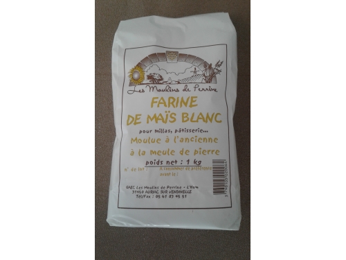 Farine de mais blanc 1 kg