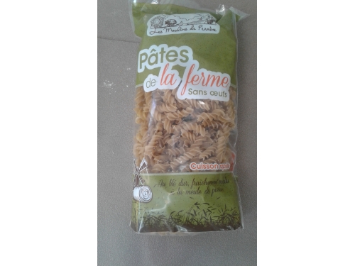 Pâtes torsades colorées 500gr