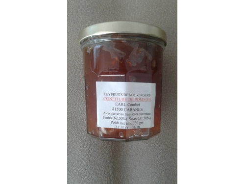 confiture de pommes 