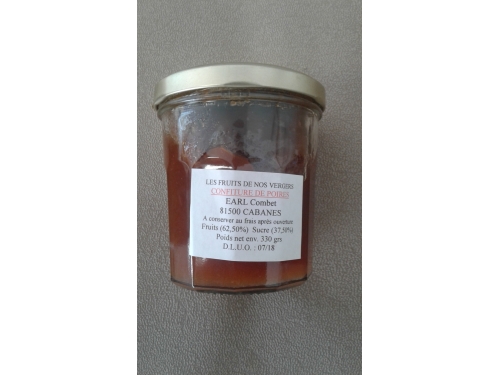 confiture de poires 