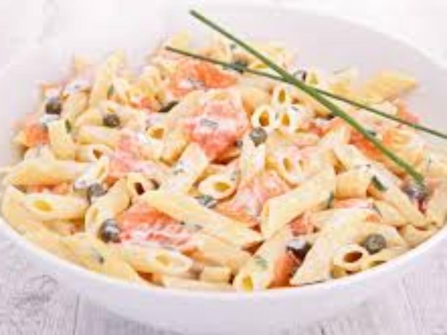 Penne au Saumon Fumé