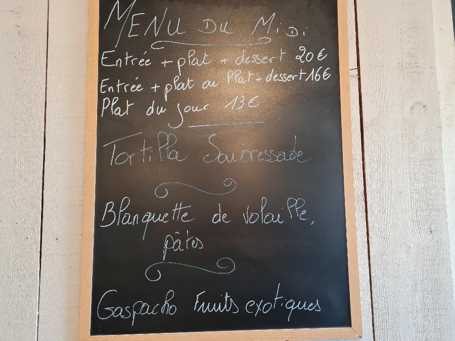 MENU DU MIDI