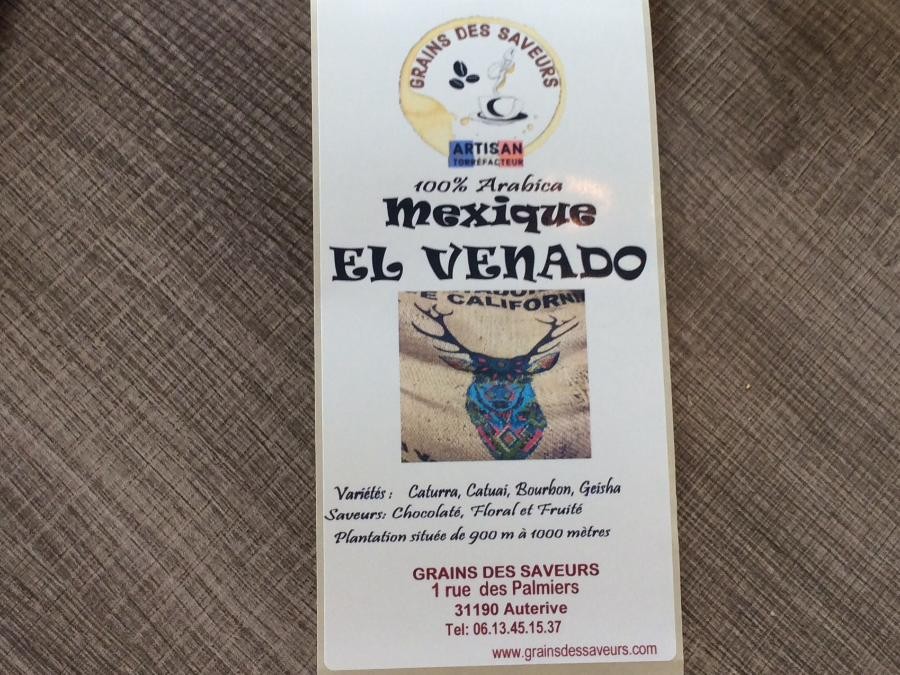 Café 100% Arabica Mexique El Venado - 250g