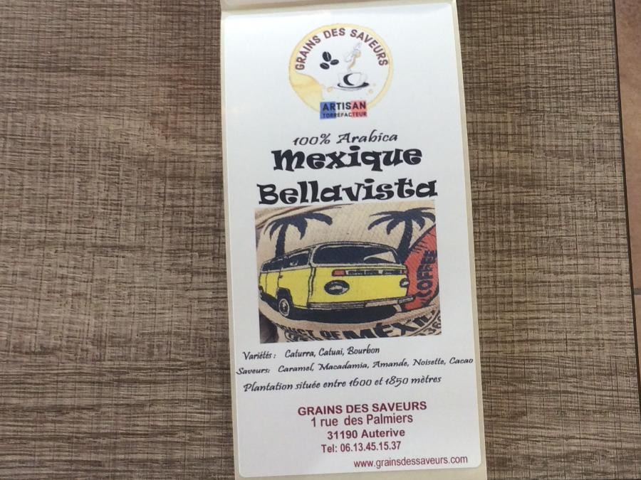 Café 100% Arabica Mexique Bellavista - 250g