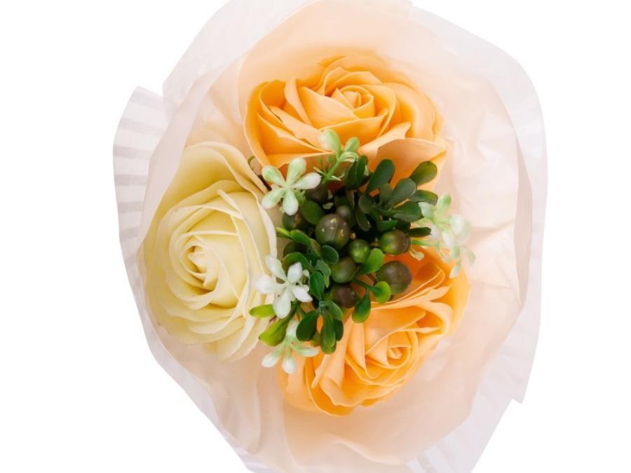 Bouquet en feuille de savons